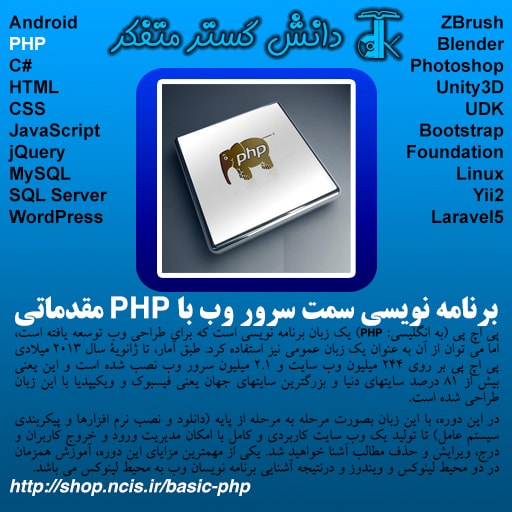 برنامه نویسی سمت سرور با PHP مقدماتی